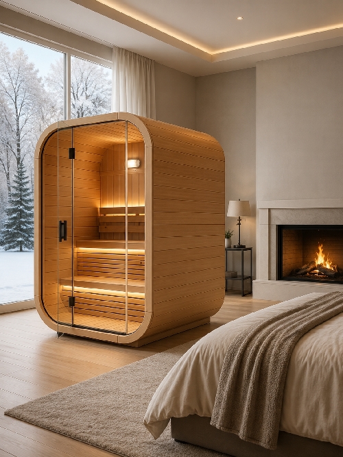 인도어 사우나 임시 사진